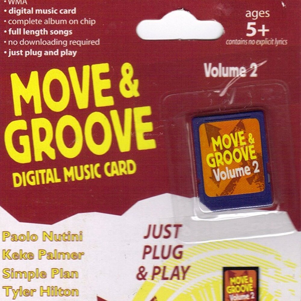 Move & Groove SD Digital Music Card, Kids Sing Pop Hits Volume 2